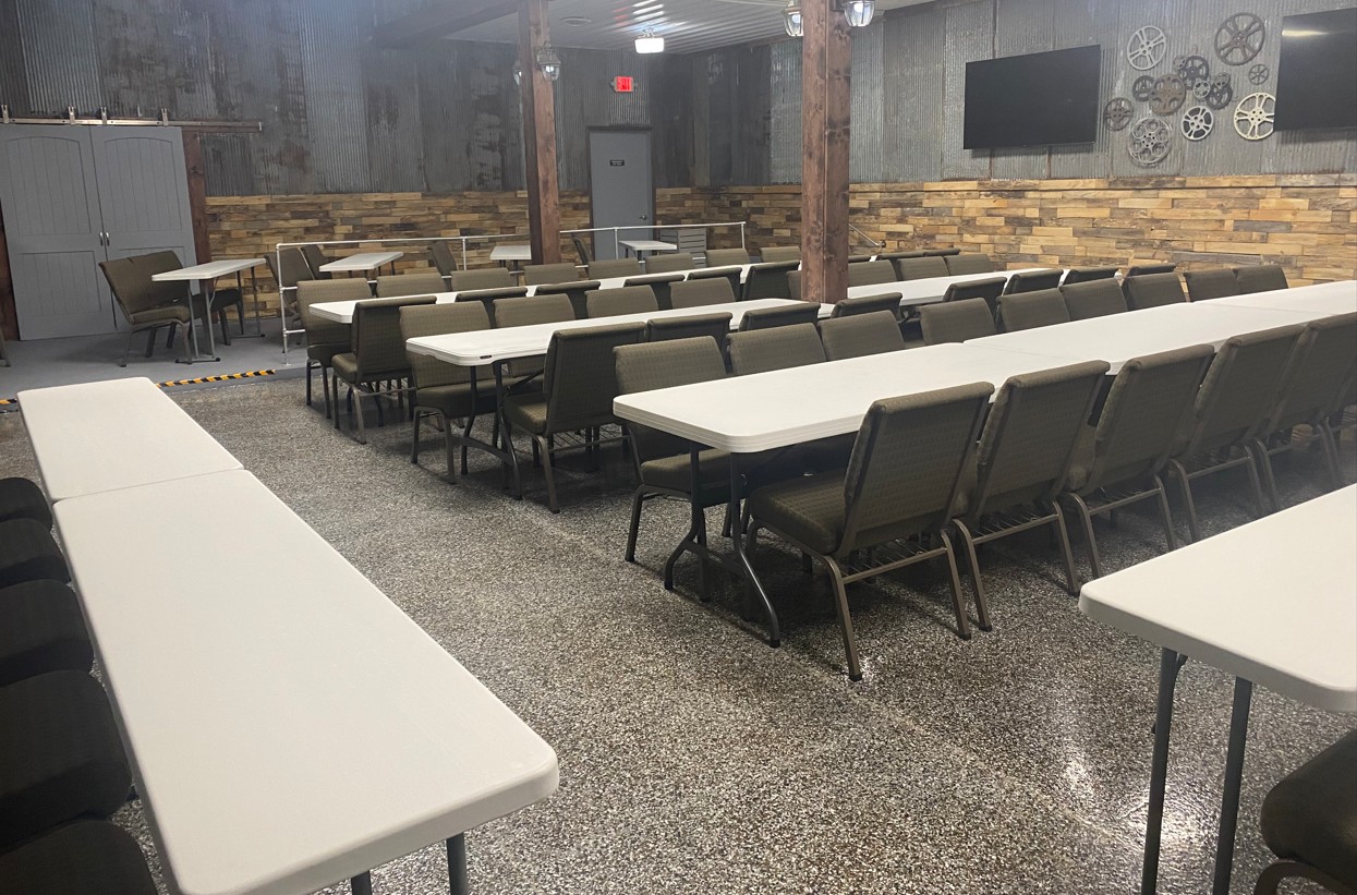 The Gray Pearl classroom set up